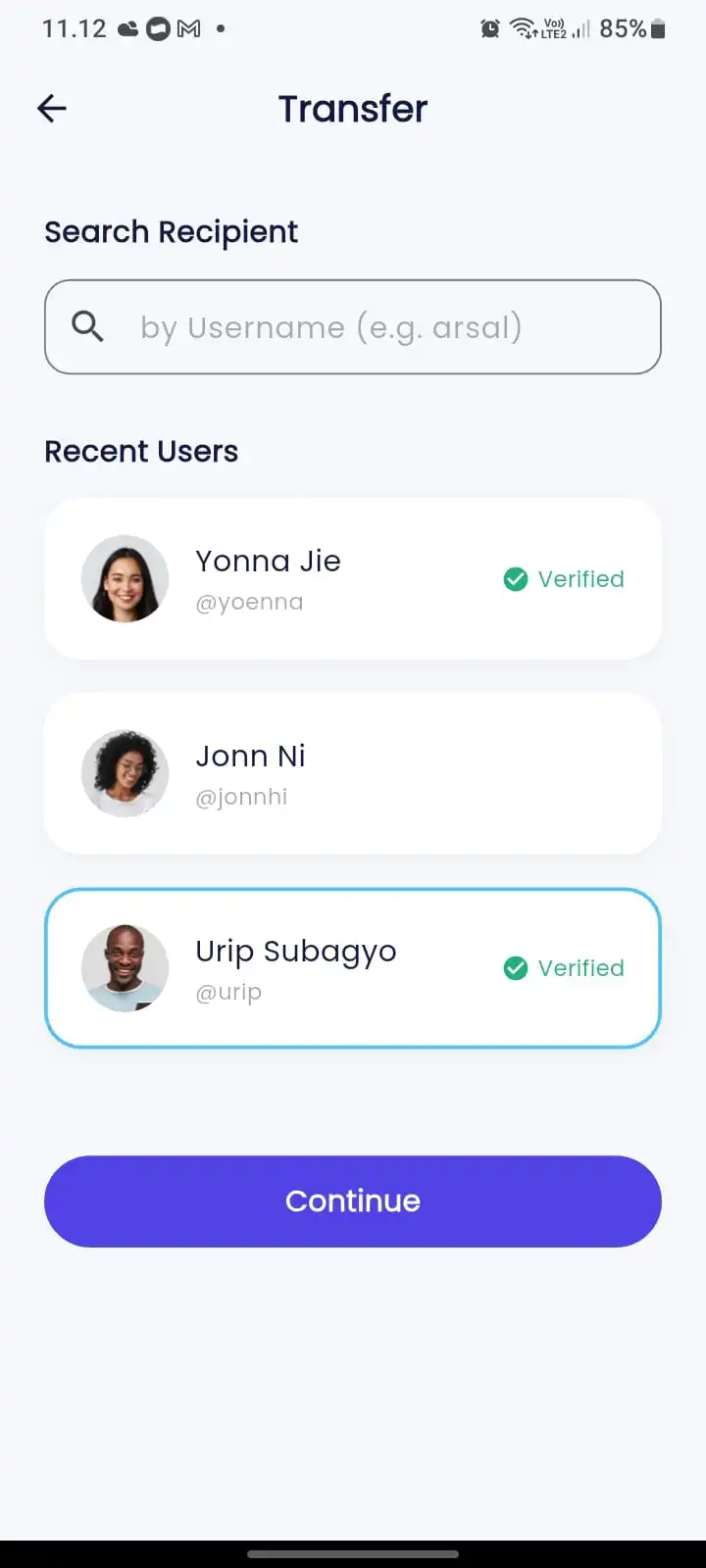 Payme Transfer & Kontak
